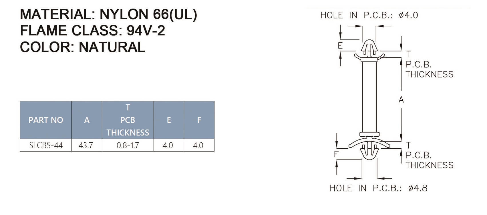 PCB Standoff SLCBS-44